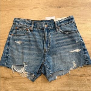 American Eagle Outfitters Ripped Blue Jean Shorts